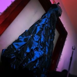 Maggie Sottero Designer Prom Dress Royal Blue